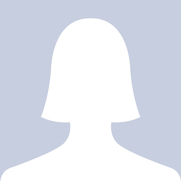 female portrait icon as avatar or profile picture